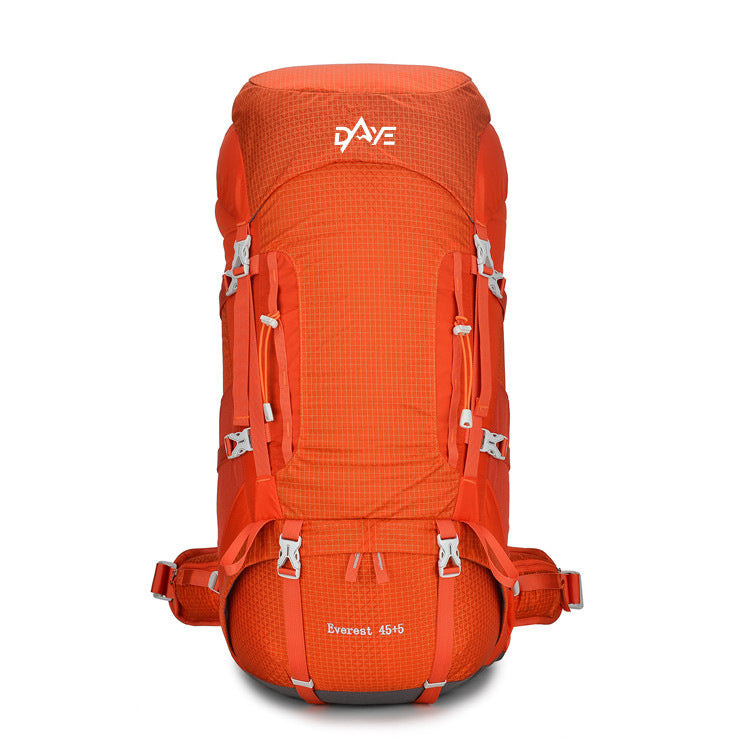 50L Trekking Backpack - Professional Suspension System Waterproof Breathable Heavy-Duty Mountaineering Pack