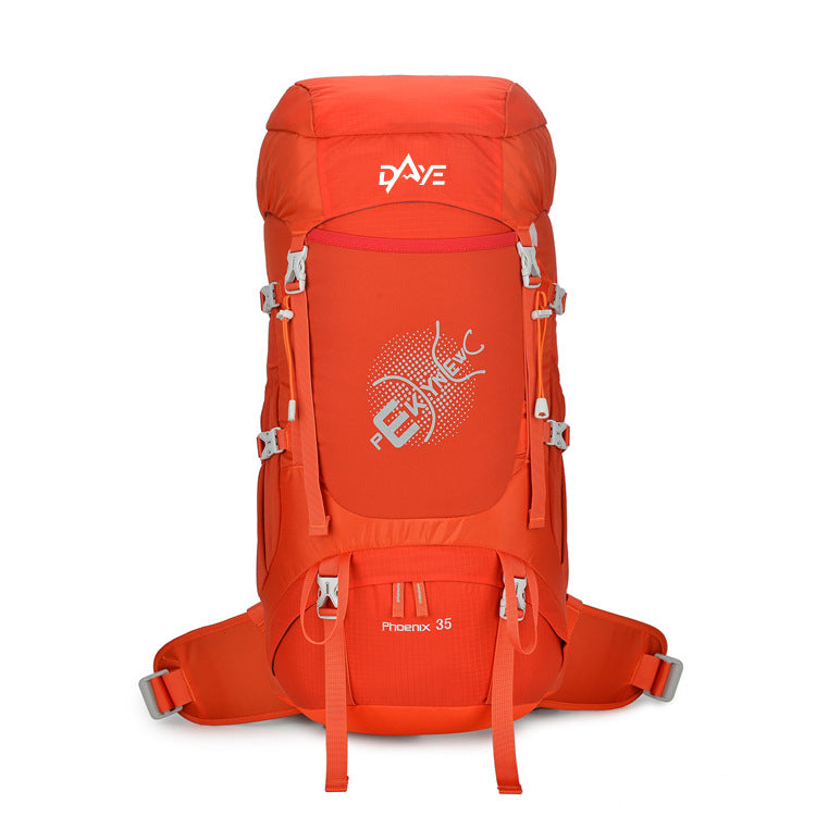 40L nylon trekking backpack floating suspension