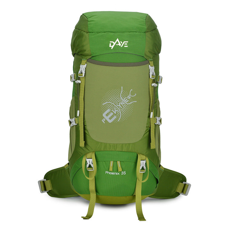 Trekking Backpack 40L - Nylon Floating Suspension with Rain Cover