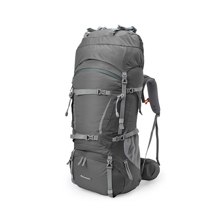 80L Camping Backpack - Nylon Adjustable Suspension with Rain Cover