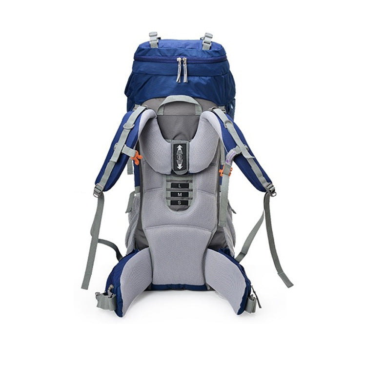 80L Camping Backpack - Nylon Adjustable Suspension with Rain Cover