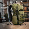 Lightweight Travel Backpack - Large Capacity Multi-Function Waterproof Hiking Mountaineering Bag