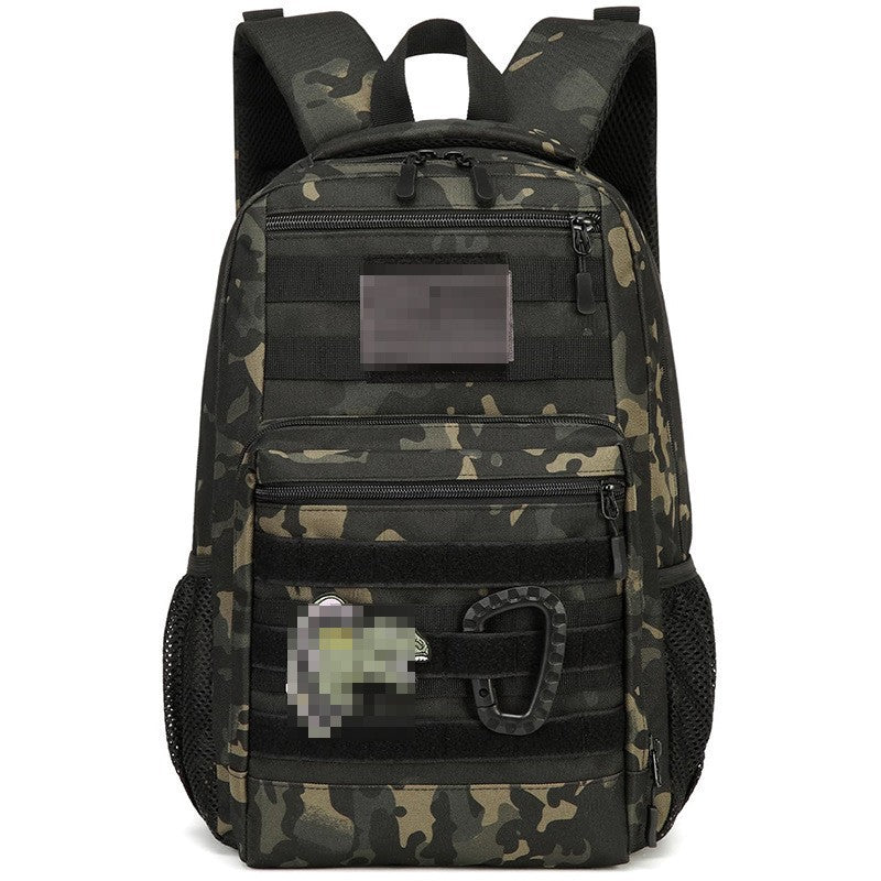 Camo Camping Backpack - Multi-Pocket Waterproof Wear-Resistant Outdoor Gear Pack