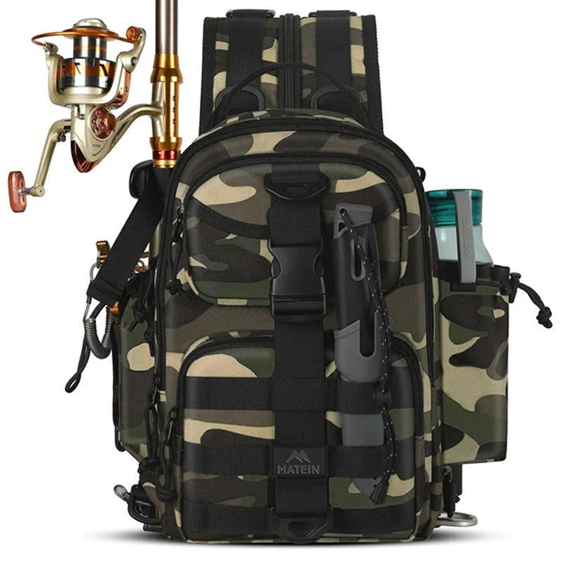 Tactical Camo Lure Backpack - Multi-Function Single Double Shoulder Outdoor Adventure Pack