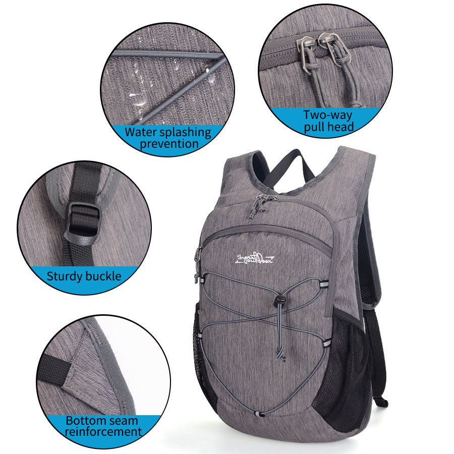 Foldable Ultralight Cycling Hydration Backpack – Breathable Biking Daypack