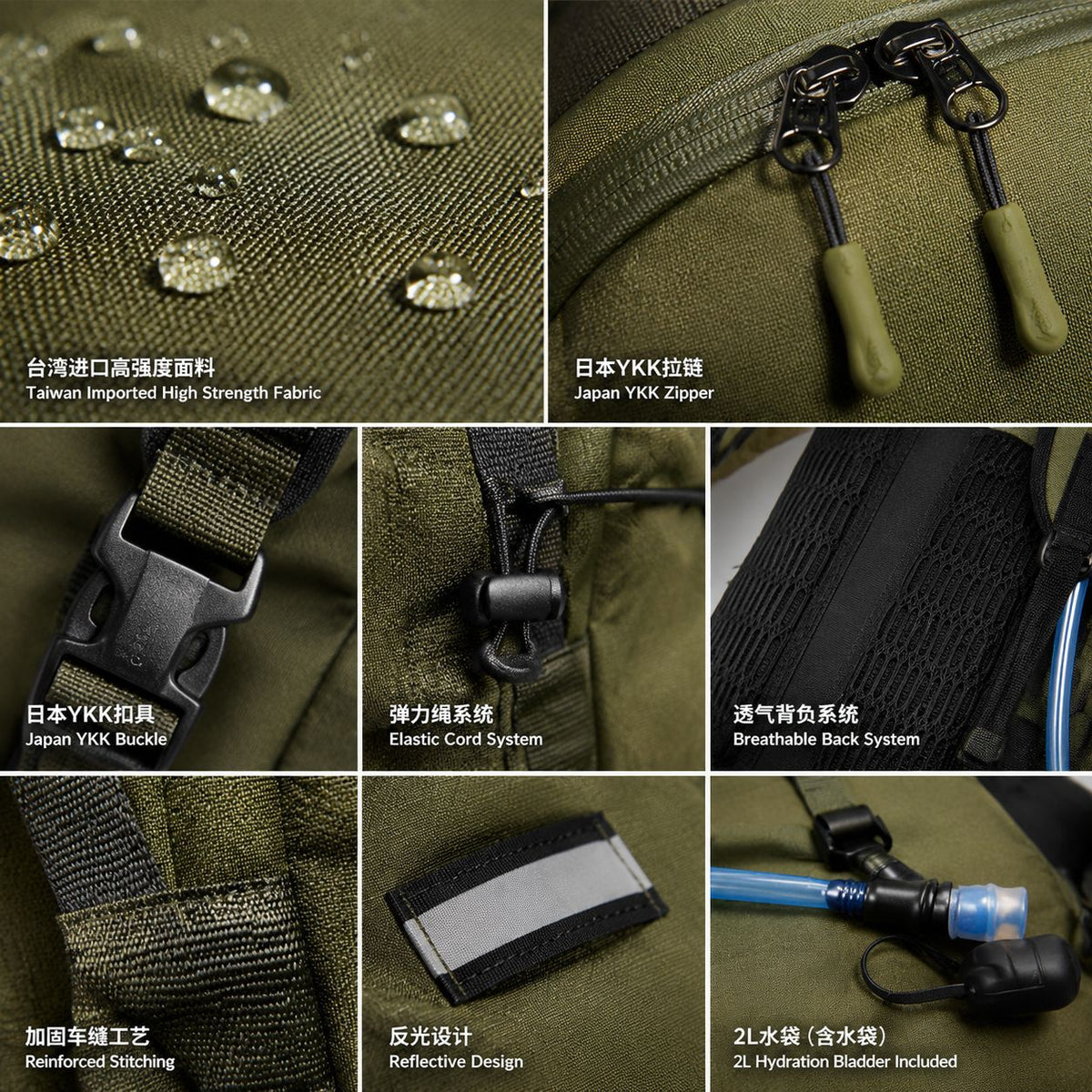 Lightweight Travel Backpack - Large Capacity Multi-Function Waterproof Hiking Mountaineering Bag