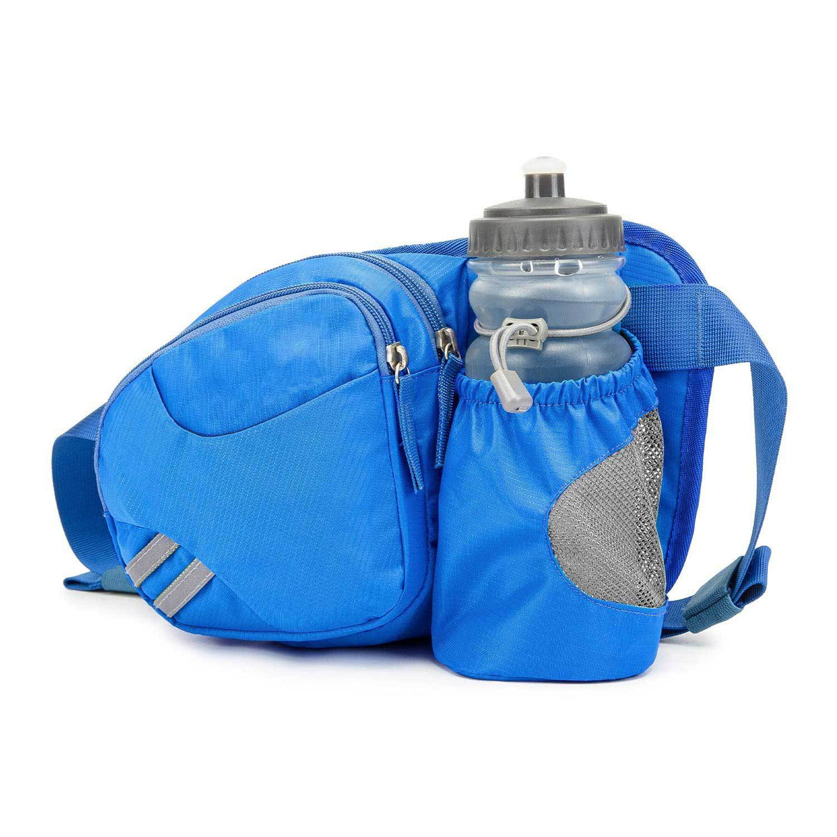 Running Waist Pack with Water Bottle Holder - Hiking Cycling Logo Customizable