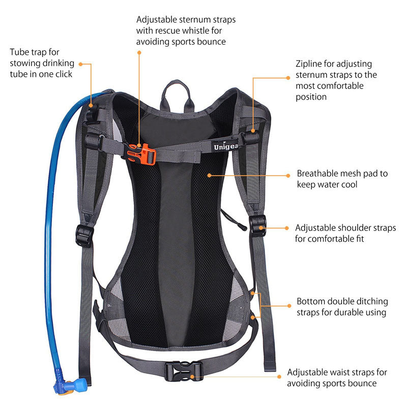 Cycling Sports Backpack - Lightweight Large Capacity Off-Road Adventure Marathon Hydration Daypack