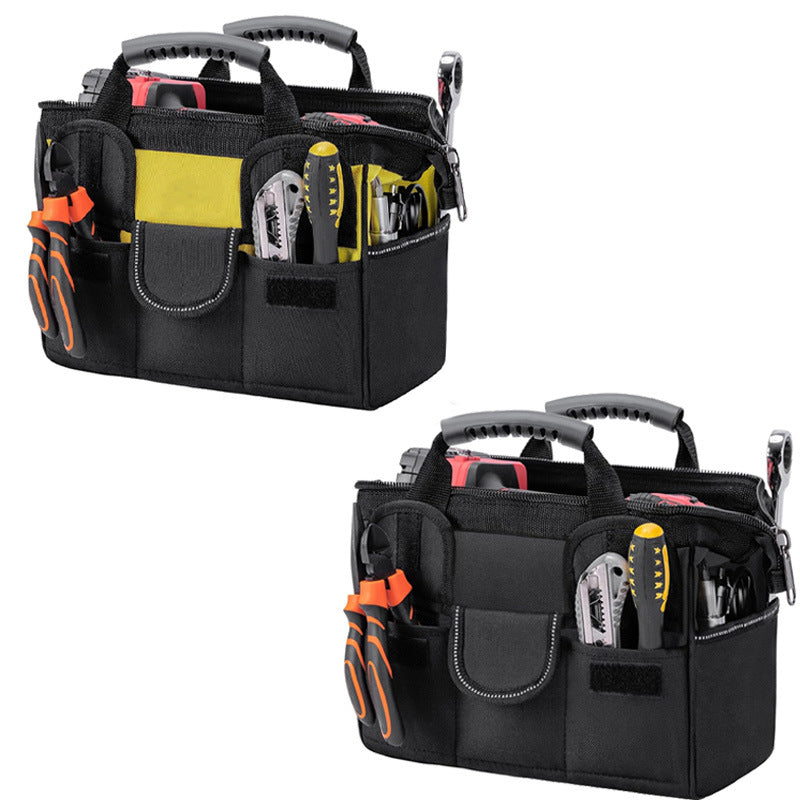 Ergonomic Heavy-Duty Tool Bag - Multi-Pocket Portable Adjustable Organizer Storage Pack