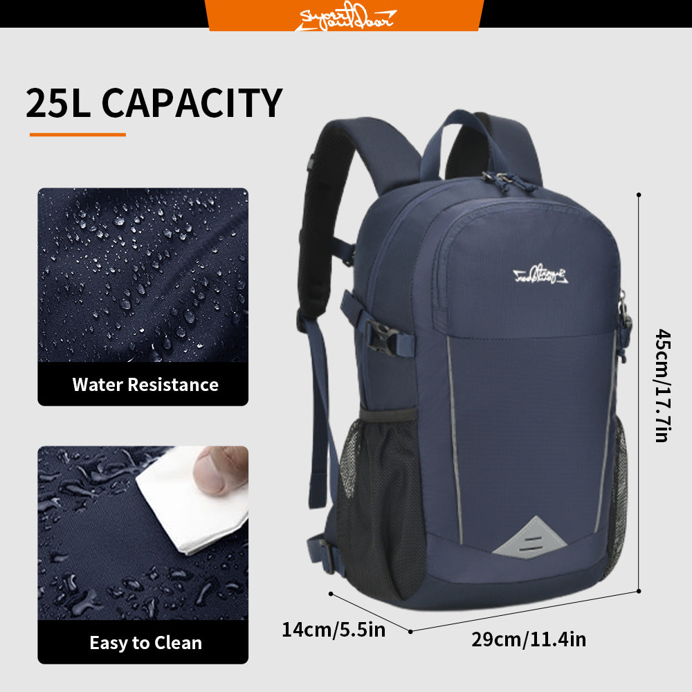 Casual Travel Daypack 25L – Waterproof Lightweight Unisex Backpack
