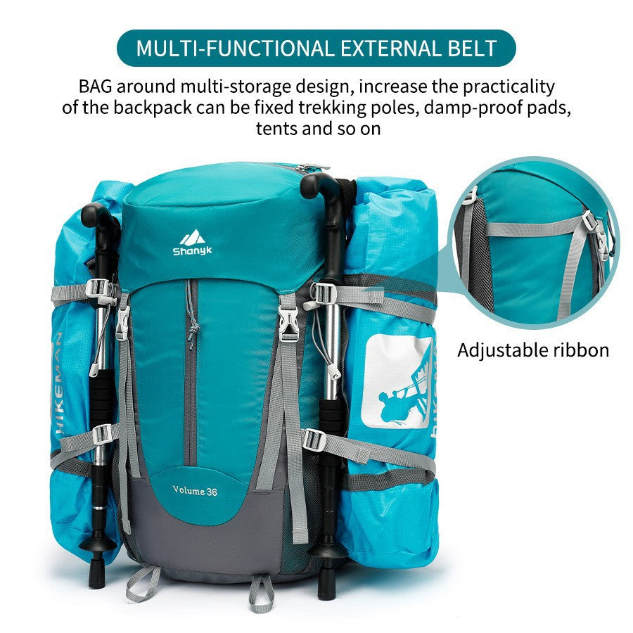 Professional Outdoor Hiking Backpack 36-55L – Waterproof Lightweight Travel Daypack
