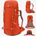 50L Trekking Backpack - Professional Suspension System Waterproof Breathable Heavy-Duty Mountaineering Pack