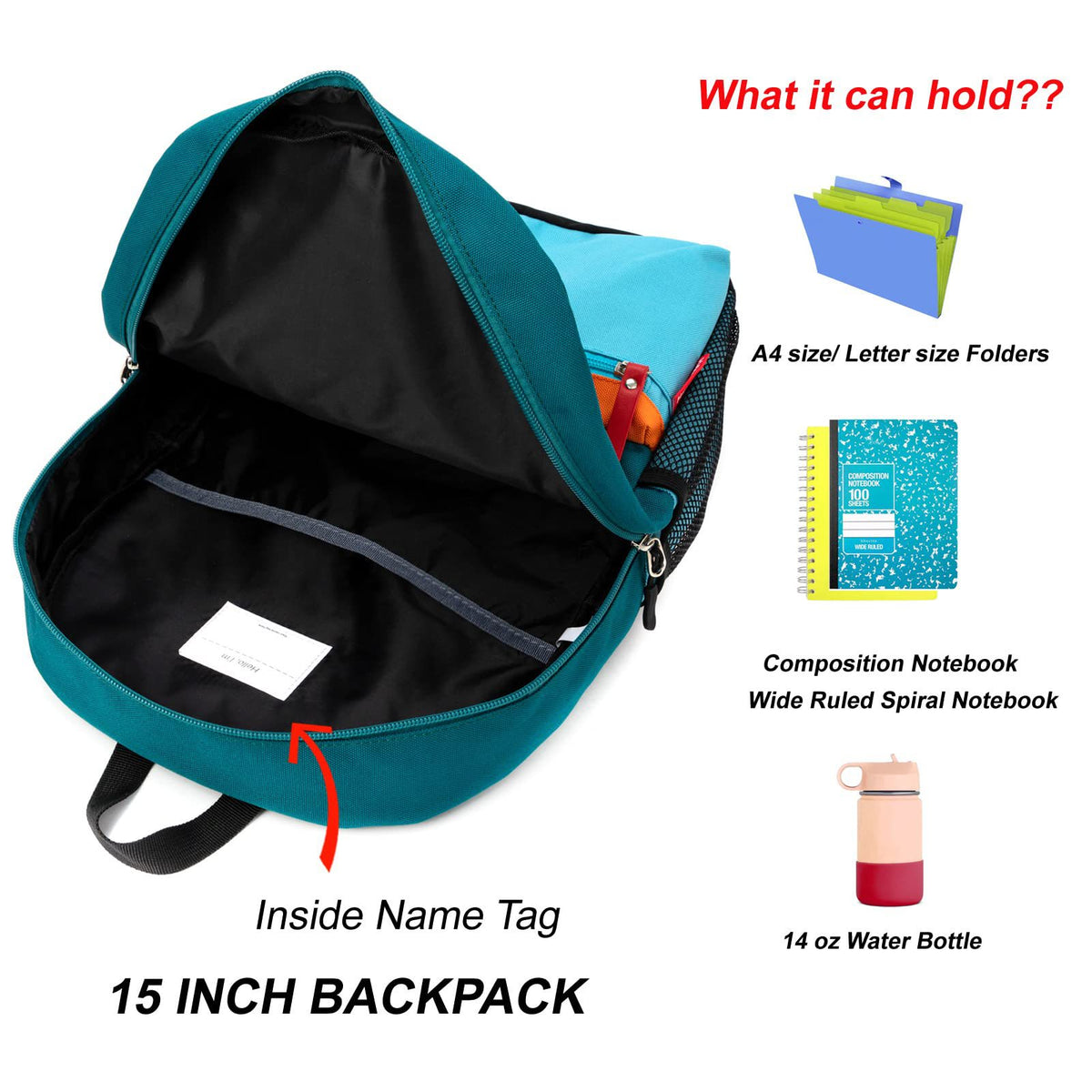 Kids Outdoor Backpack - Boys Travel Elementary School Lightweight Study Bookbag