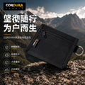 CORDURA Nylon Wallet - 1680D Ballistic Lanyard Bifold Durable Portable Men's Money Clip Wallet