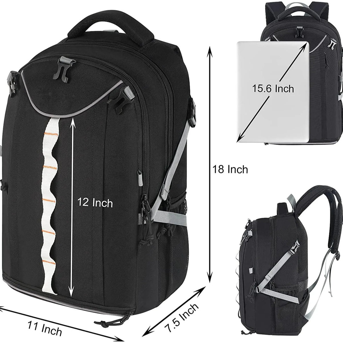 Cycling Road Bike Backpack - Helmet-Carrying Waterproof Lightweight Bicycle Daypack