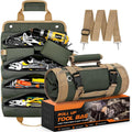 Green Oxford Tool Bag - Multi-Pocket Durable Thickened Customizable Work Tool Storage Bag