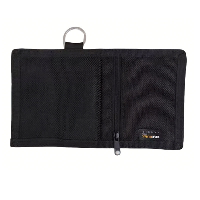 CORDURA Nylon Wallet - 1680D Ballistic Lanyard Bifold Durable Portable Men's Money Clip Wallet