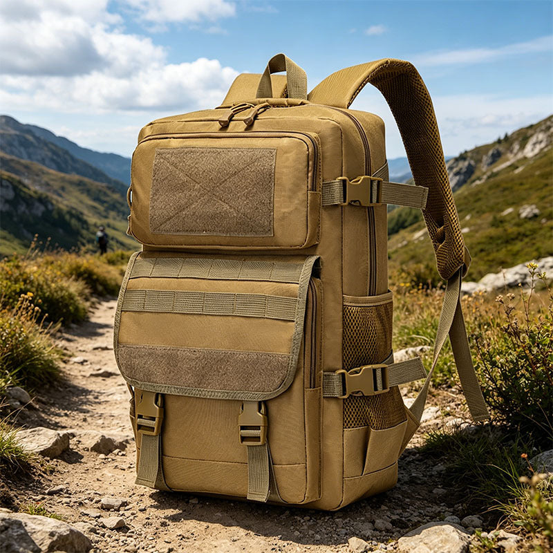 Camo Cycling Hiking Backpack - Large Capacity Equipment Outdoor Camping Multi-Pocket Daypack