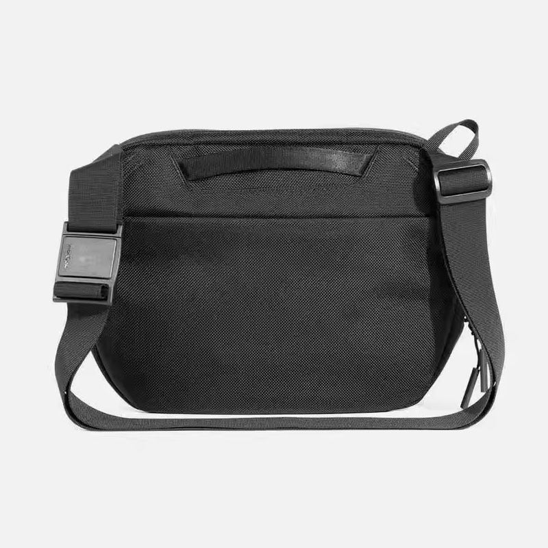 Men's Lightweight Commuter Sling Bag - Customizable Simple Casual Travel Crossbody Waist Pack