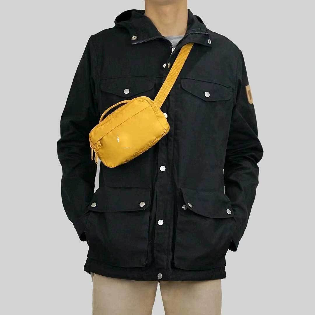 Mini Fashion Waist Pack - Large Capacity Single Shoulder Sling Bag Student Commute Canvas Style