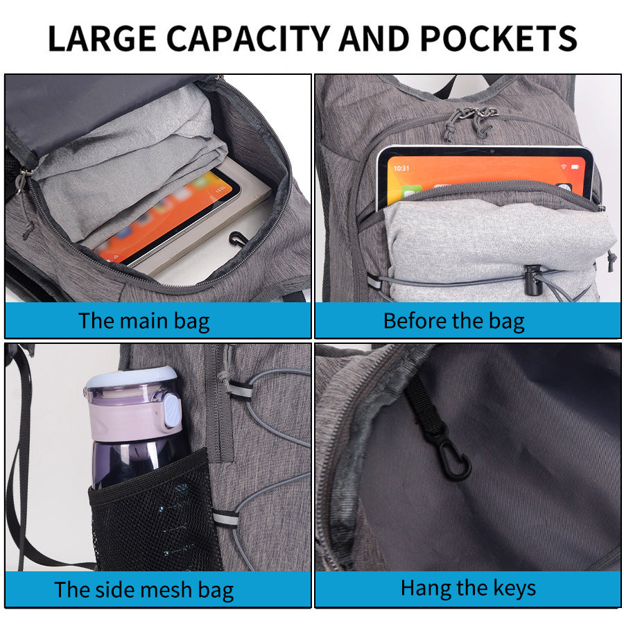 Foldable Ultralight Cycling Hydration Backpack – Breathable Biking Daypack