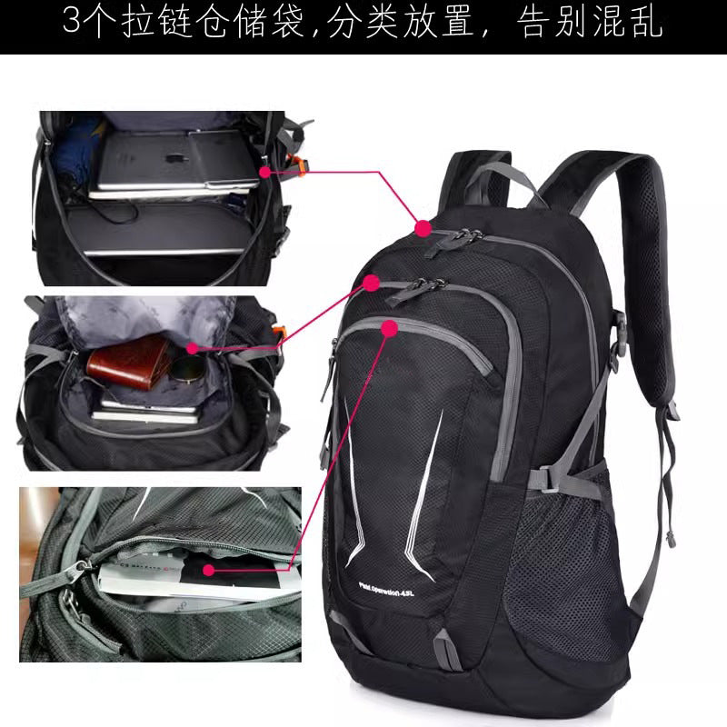 45L Foldable Backpack - Ultralight Travel Leisure Waterproof Outdoor Skin Pack